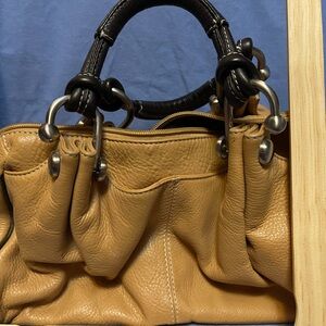 Leather handbag